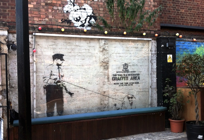The Graffiti Area Streetart in London by Banksy