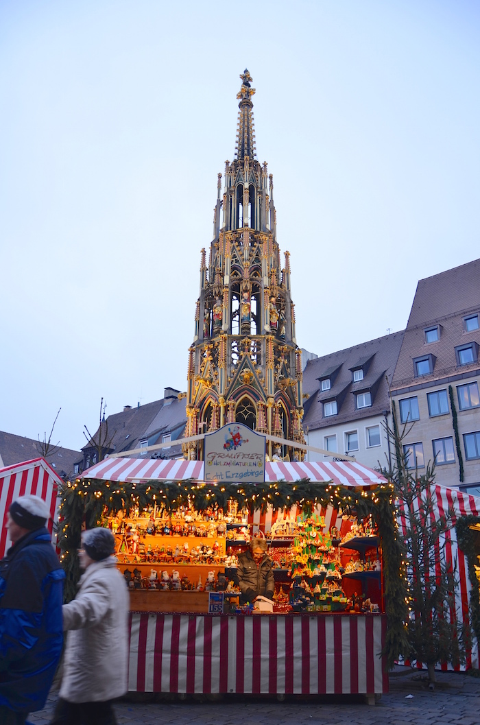 Christkindlesmarkt in Nuremberg at Christmas time