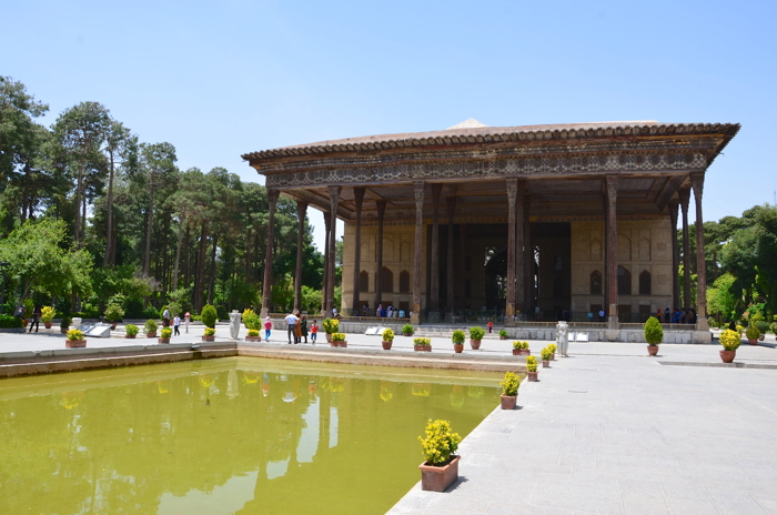 Sehenswürdigkeiten im Iran: der Gartenpalast des Schah in Isfahan
