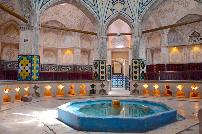 An Old Hamam in Kachan, one of the Cities in Iran