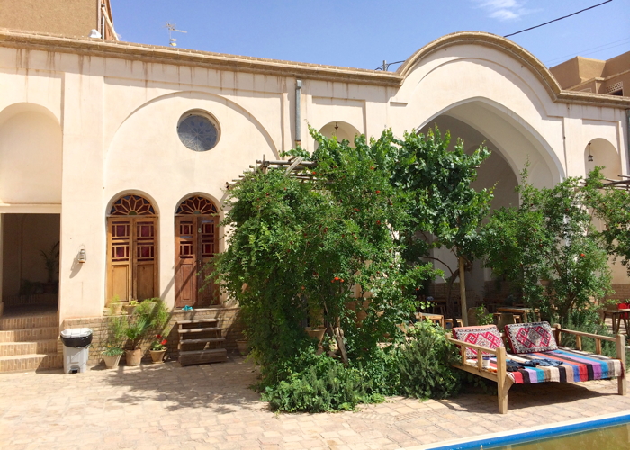 Keine der Sehenswürdigkeiten im Iran, aber ein traditionelles Guesthouse in Yazd