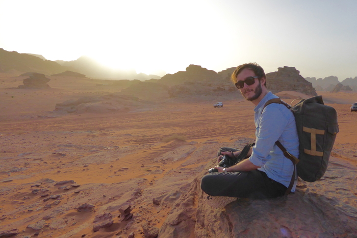 Sonnenuntergang im Wadi Rum Jordanien