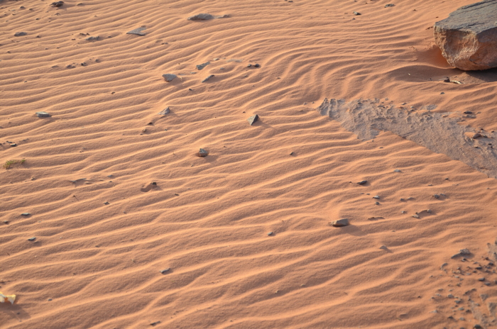 Wüste im Wadi Rum Jordanien