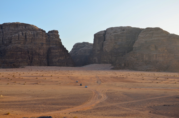 Ausblick auf Wadi Rum Jordanien