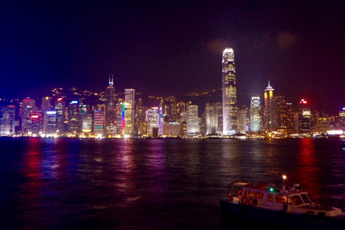 Hongkong Skyline Nacht