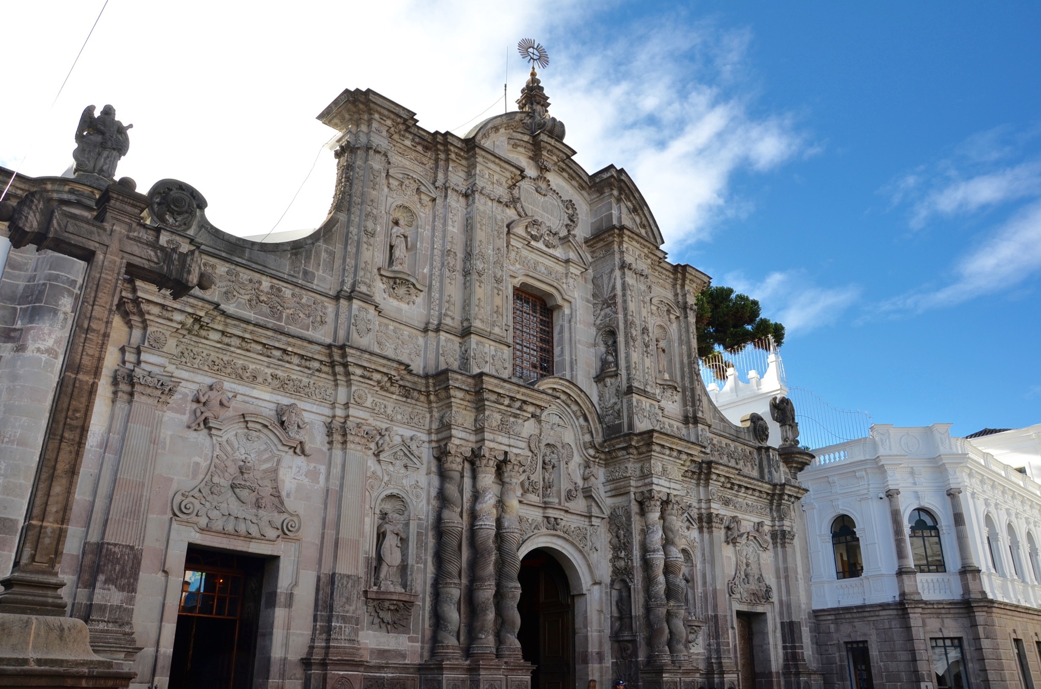 Church in Centro Historico Old Town Quito 