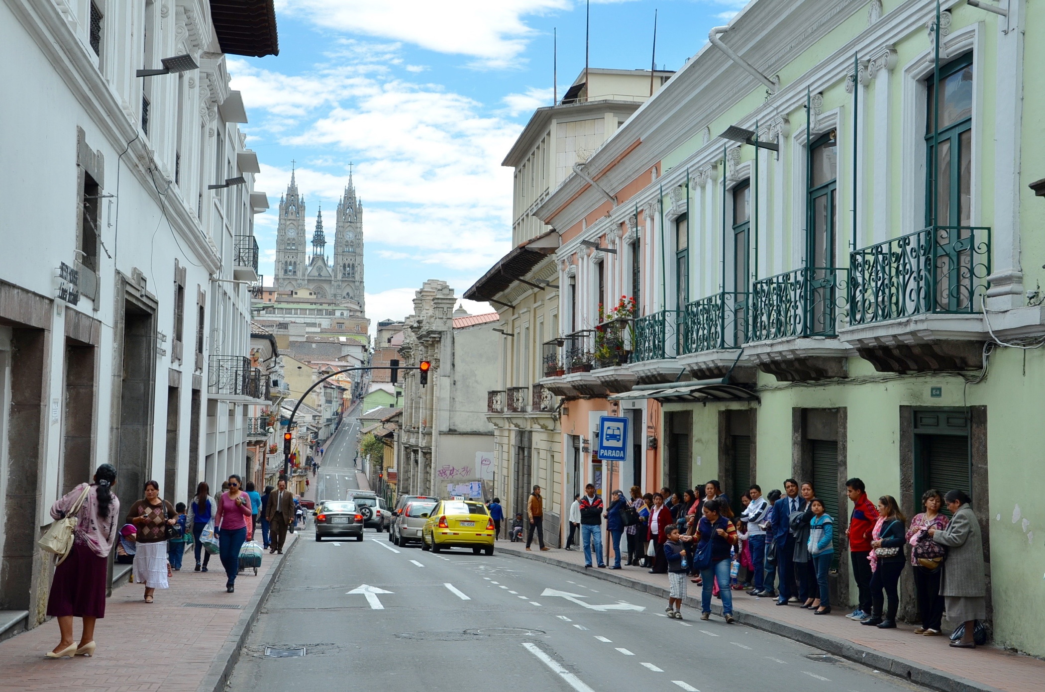 Centro Historico Old Town in Quito Altstadt von Quito