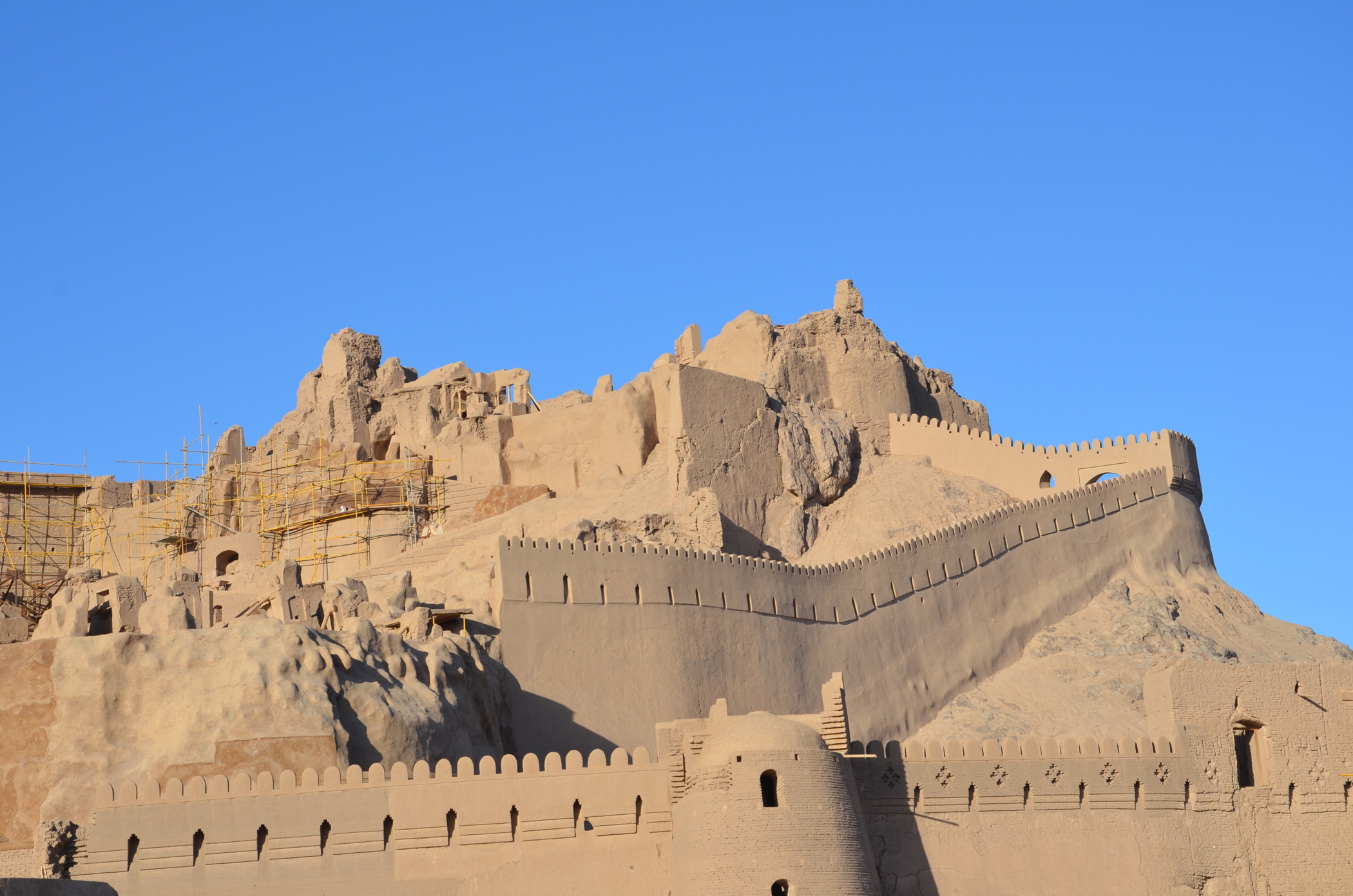 Die Zitadelle von Bam im Iran ist einer der Unesco Welterbestätten