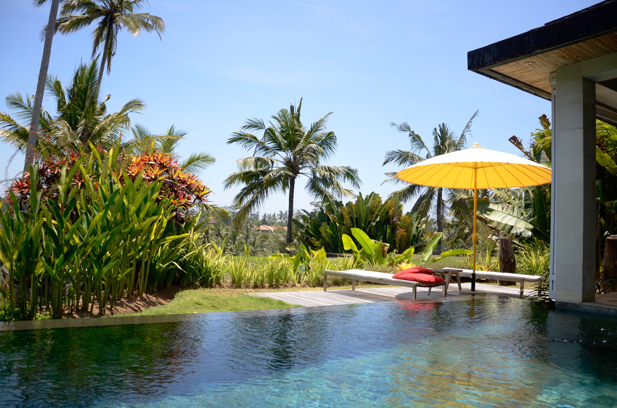 Privater Pool im Ubud Hotel Chapung Se Bali 