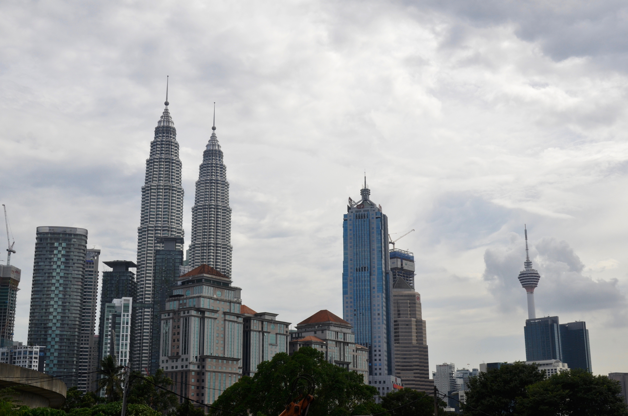 Großstadtdschungel-Malaysia-Kuala-Lumpur-Petronas-Towers-Aussicht